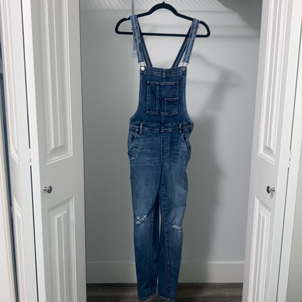 Silver Jeans Skinny Leg Overalls